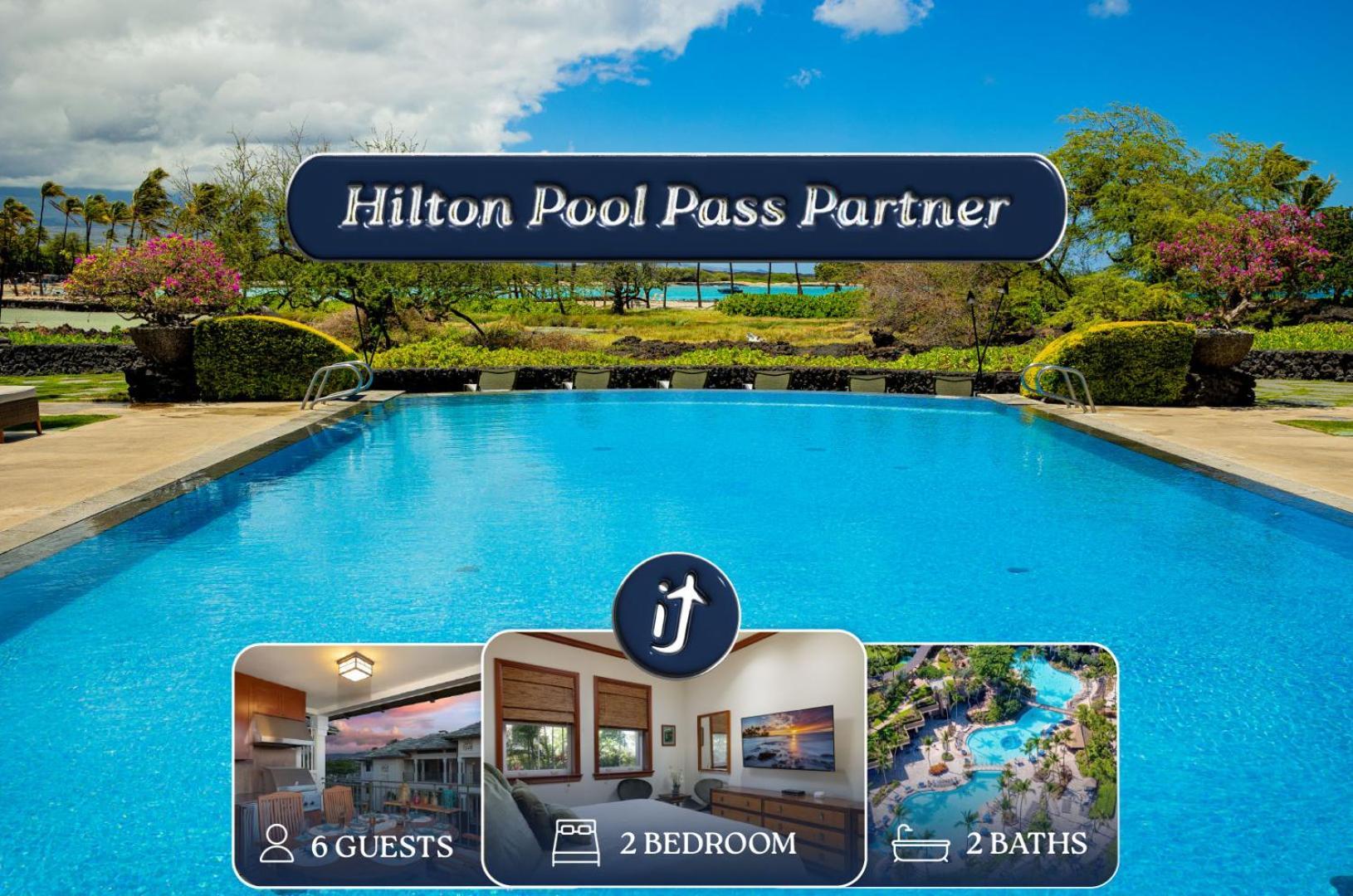 Hilton Pool Pass Included, Kolea - Luxe Penthouse Villa ไวโคโลอา ภายนอก รูปภาพ